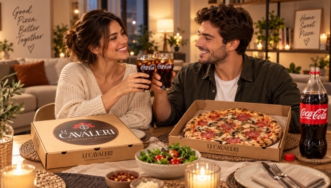 Nuovo Gusto in Citt� | Due Pizze e Coca Cola da Asporto o Domicilio (+�1,00)